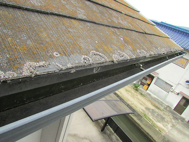 岡山市北区　M様邸　屋根・外壁塗装施工事例・施工前