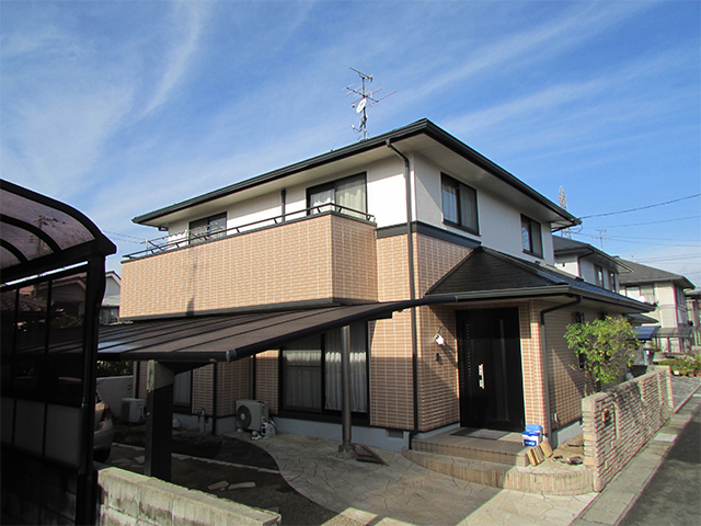 岡山市中区 K様邸　屋根・外壁塗り替え工事