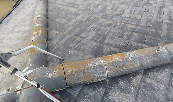 屋根の基材の劣化