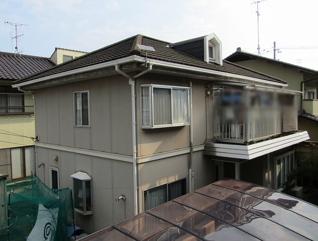 倉敷市児島塗装前の全景