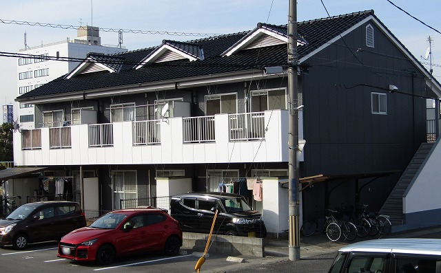 岡山市北区のアパート完成