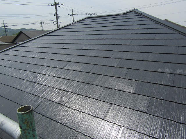 塗り替え後の屋根