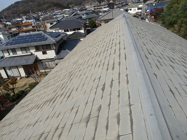 屋根の塗装前