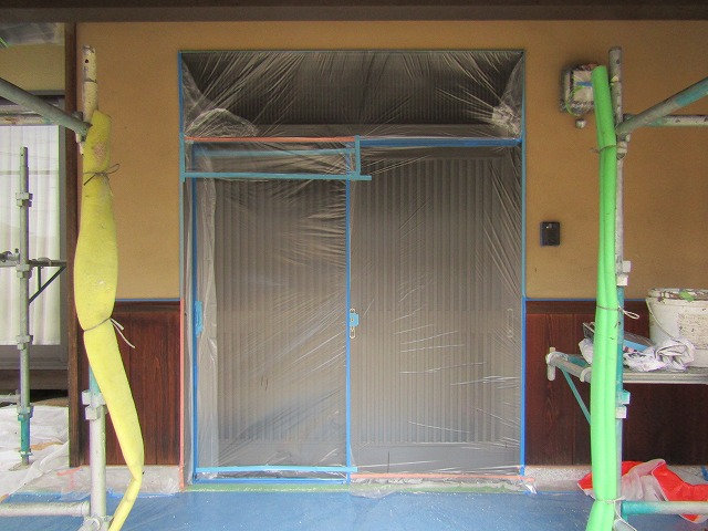 施工前の和風の玄関