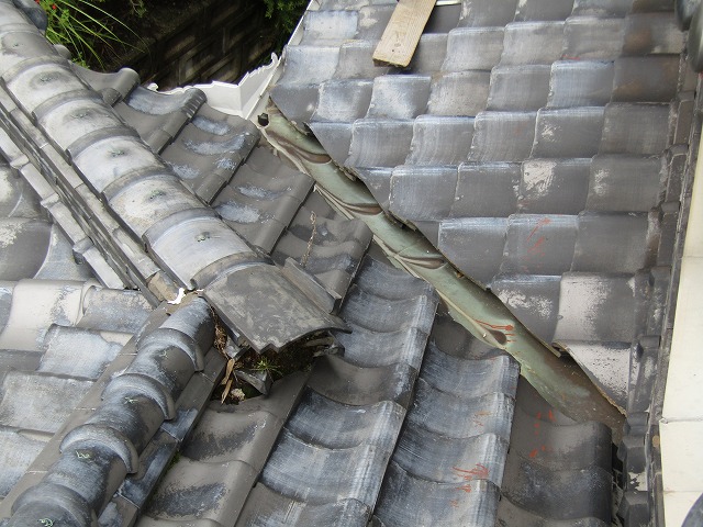 屋根の施工前