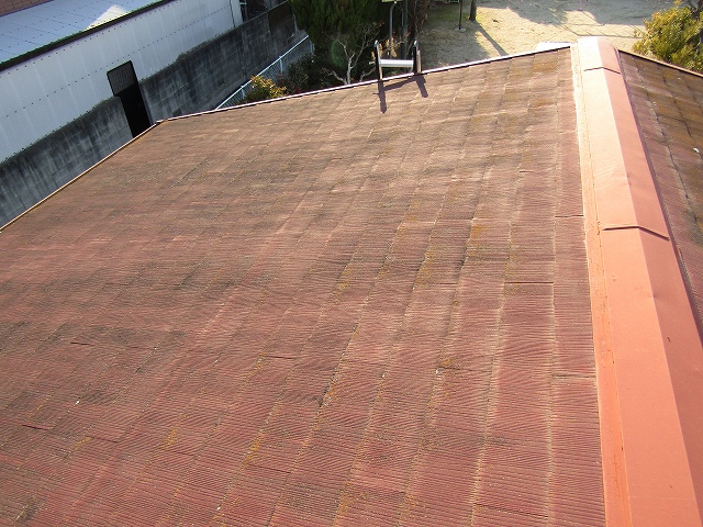 屋根の塗装前