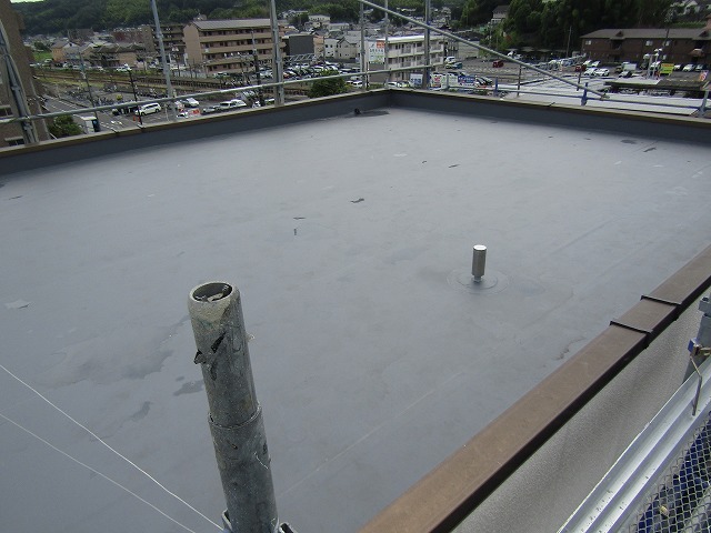 屋上防水工事の完成