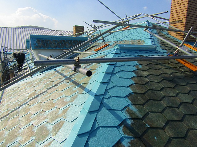 屋根の塗装