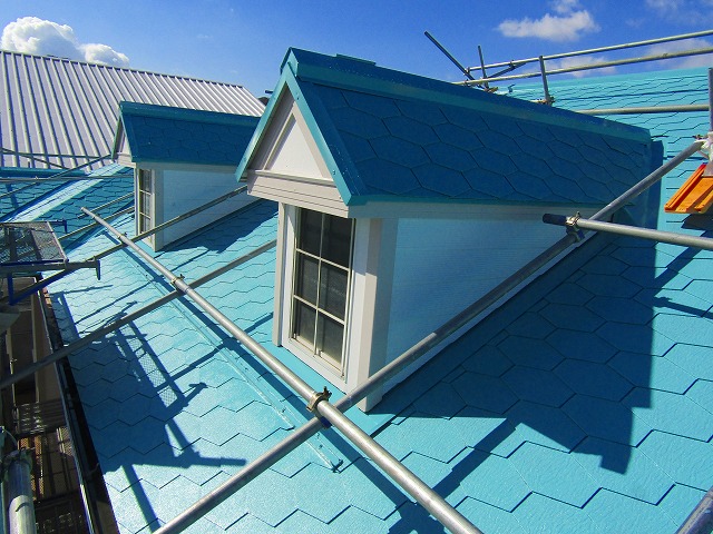 屋根塗装　完成