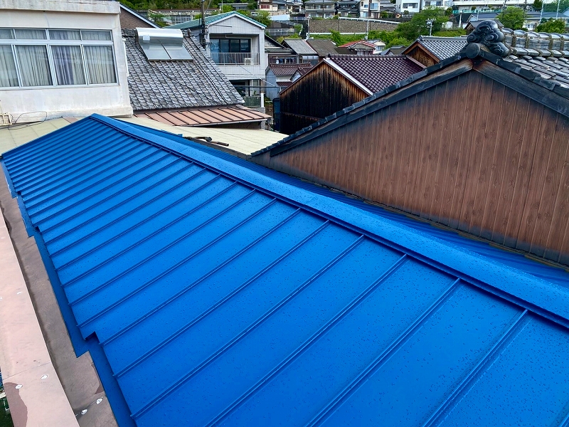 屋根施工完成