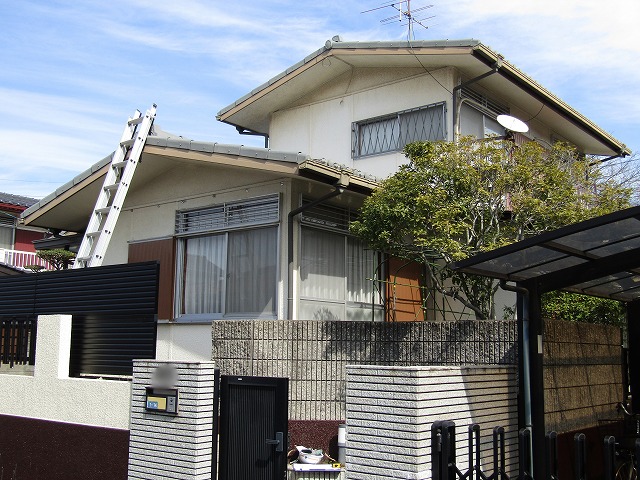 塗装前の全景
