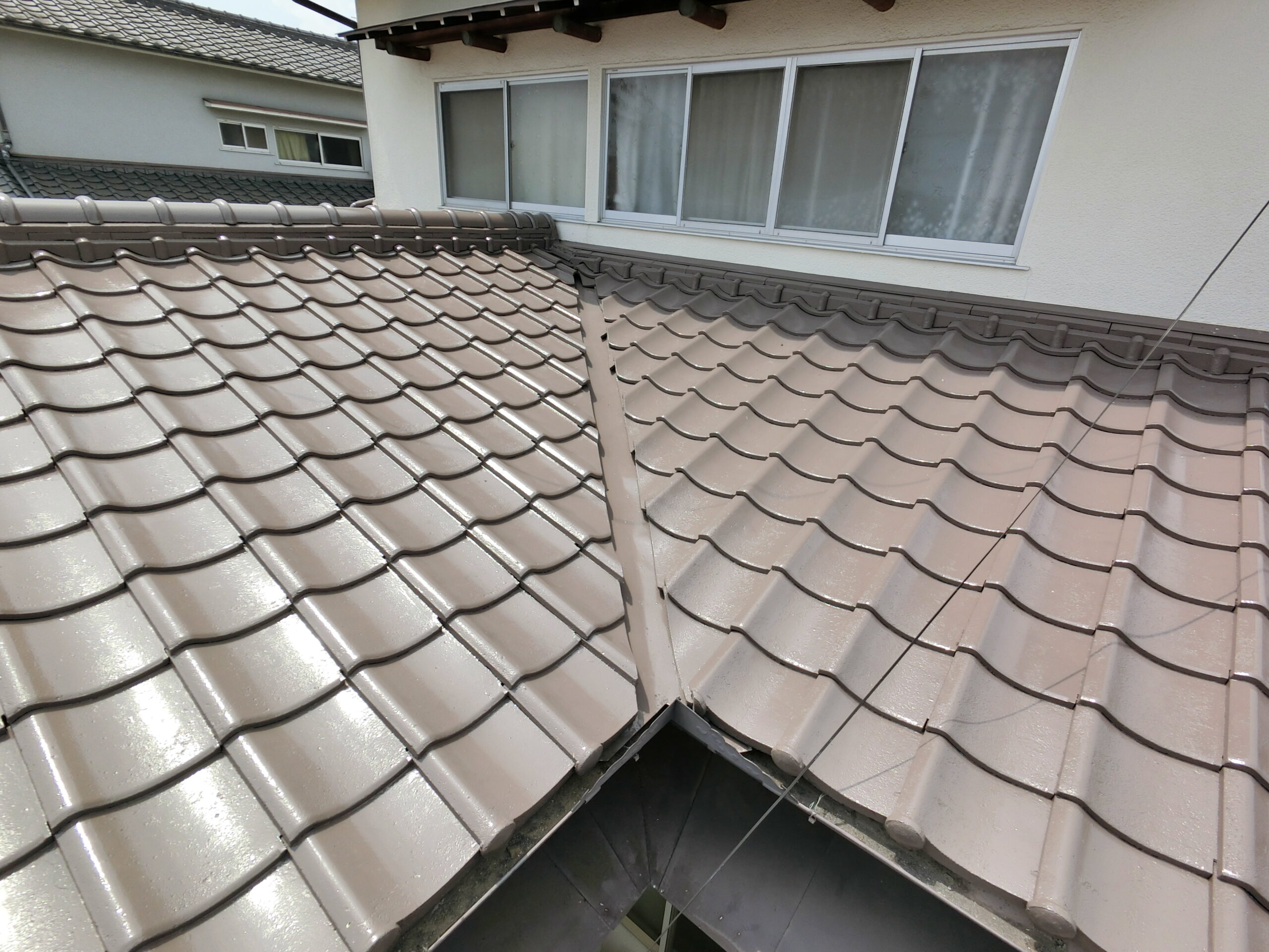 屋根塗装　完成