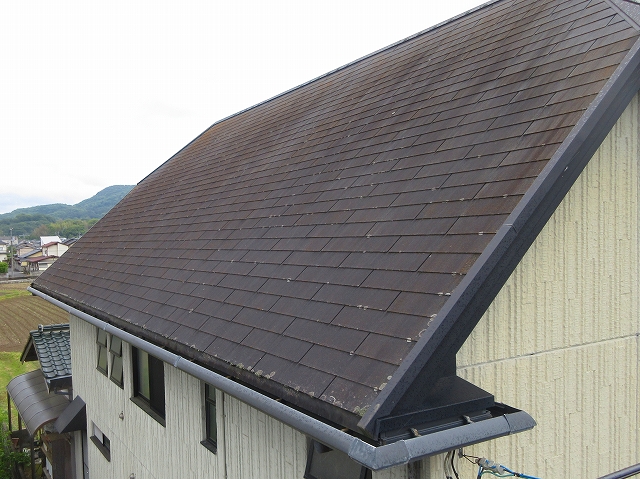 屋根塗装工事前の劣化状況