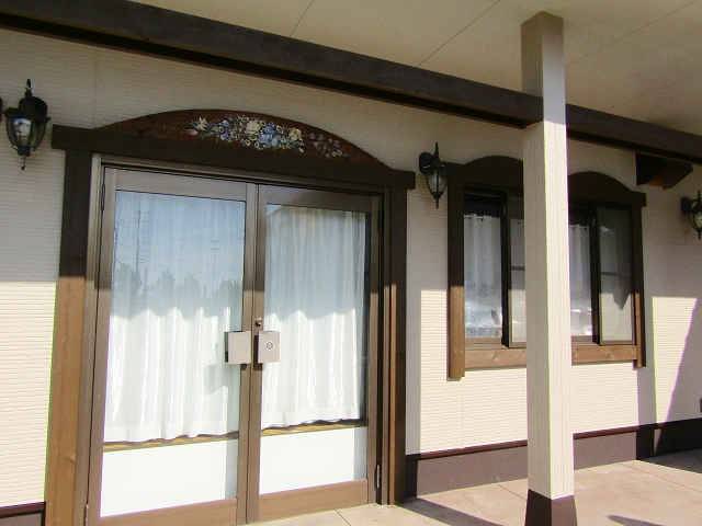 木部の塗装完成