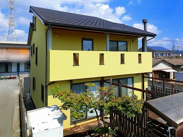 外壁塗装工事完成