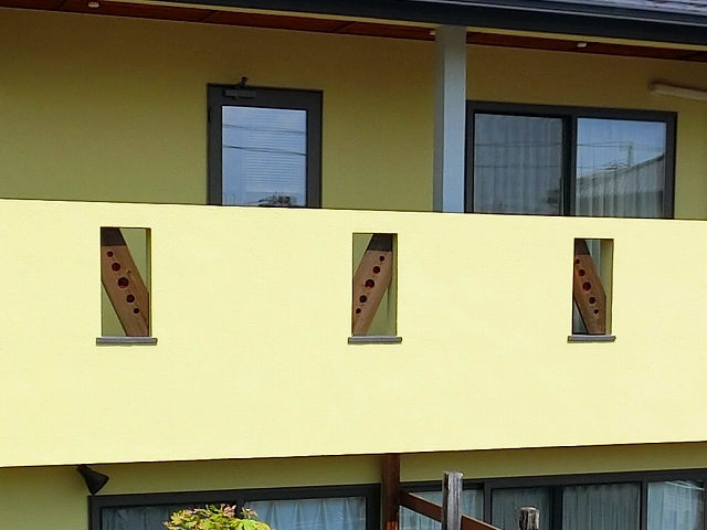 バルコニー面の塗装完成