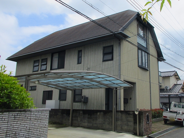 屋根外壁塗装　施工前