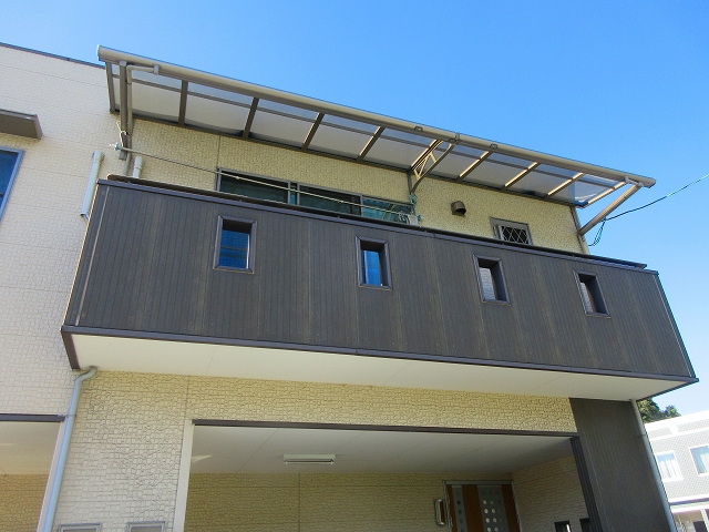 外壁塗装施工前 色褪せ