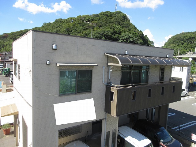 外壁屋根塗装工事　施工前