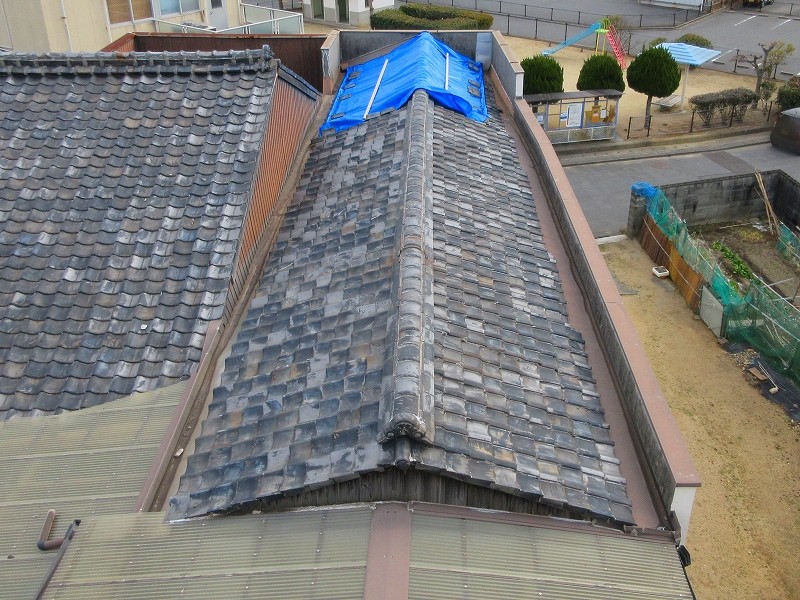 屋根からの雨漏り