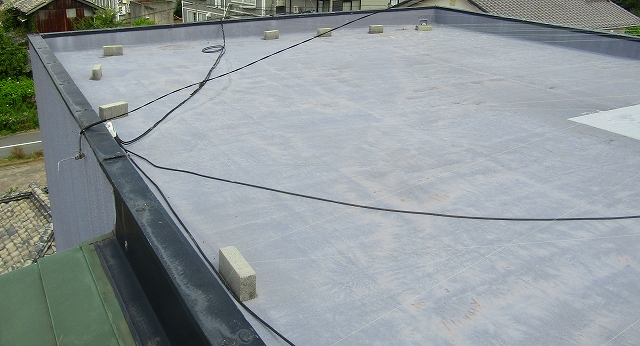 屋上からの雨漏り