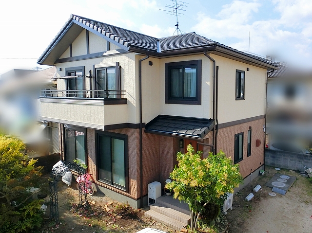 倉敷市水江　外壁塗装完成