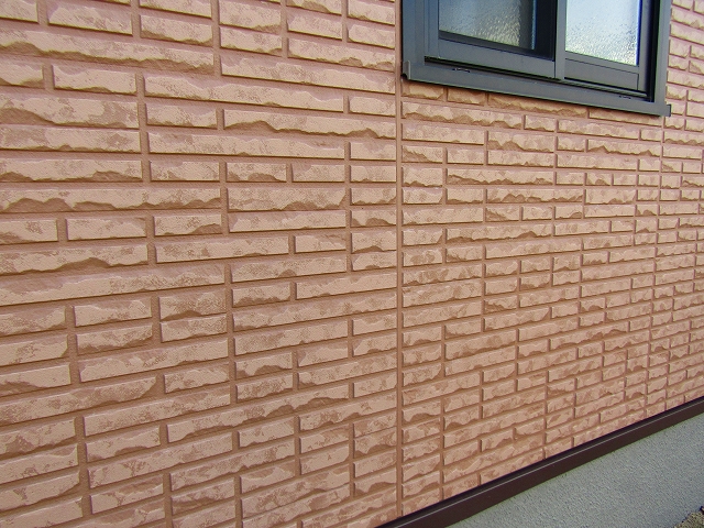 外壁　グラデーション塗装完成