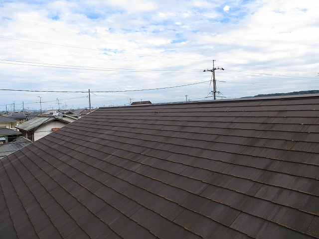 屋根北面の劣化状況