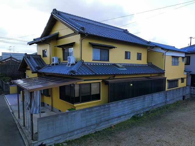 外壁塗装工事完成