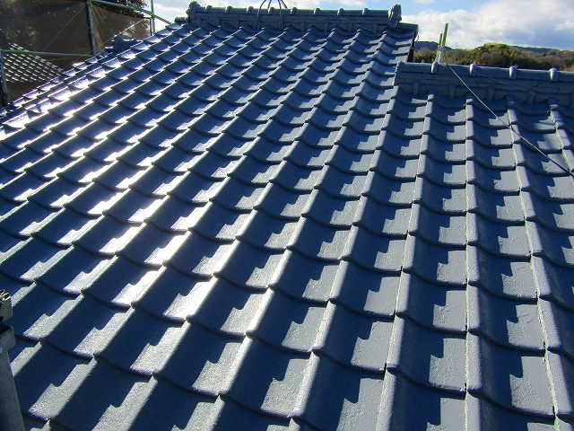 屋根塗装完成