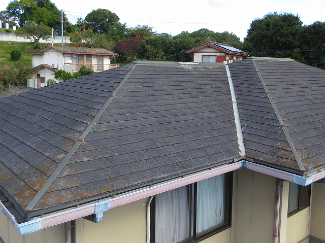 施工前の屋根