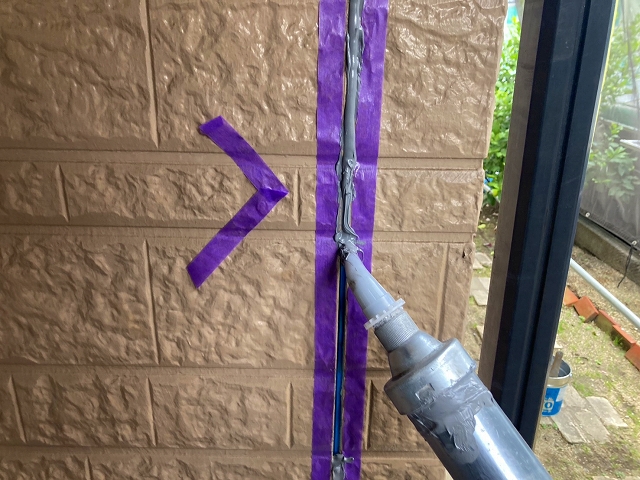 コーキング充填