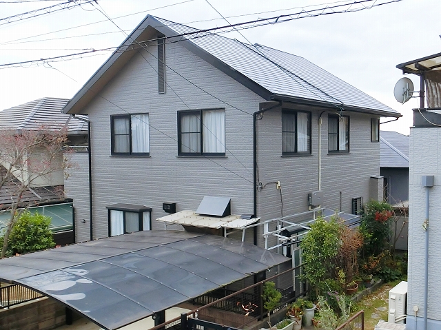 倉敷市連島の住宅の塗装完成