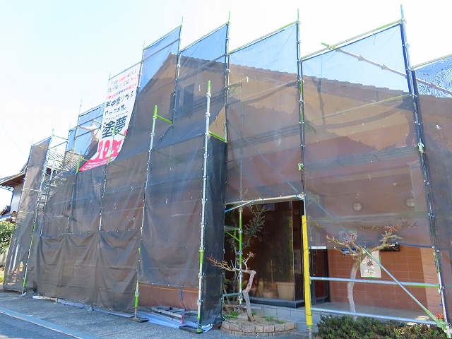 倉敷市安江の現場