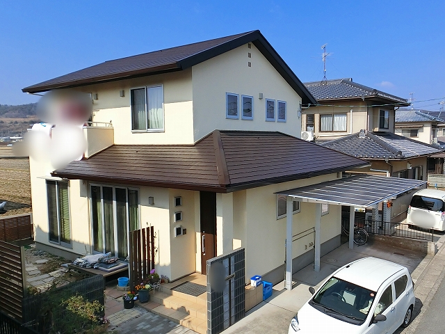 外壁屋根塗装工事　完成