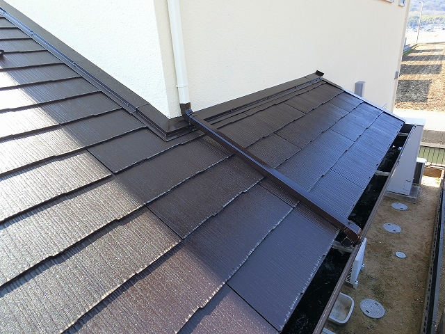 屋根塗装完成