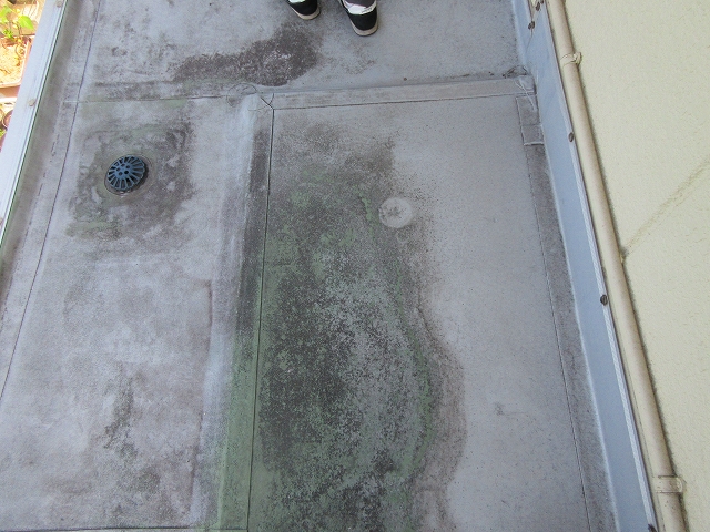 シート防水工事の施工前