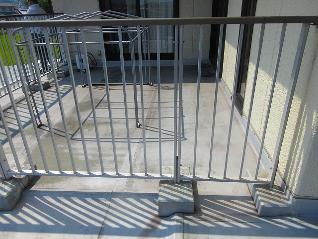 バルコニー防水工事施工前