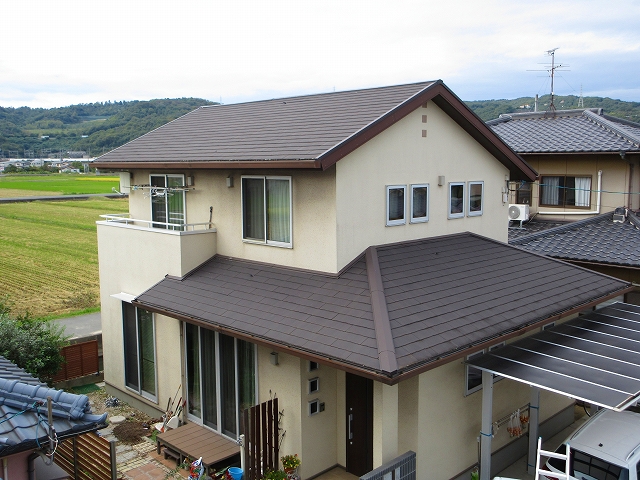 倉敷市上東の塗装工事施工前