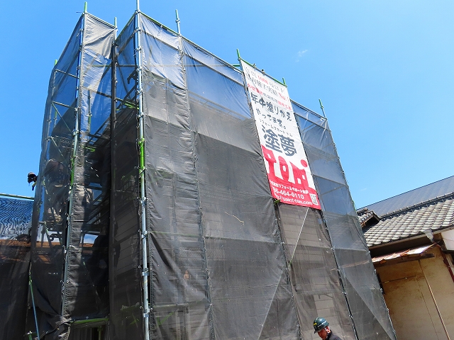 倉敷市連島町の現場