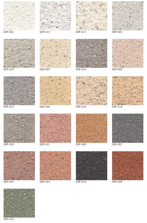 サンドフレッシュSiのカラーバリエーション