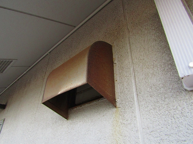 換気フード施工前