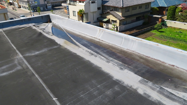 雨が降ると雨水が流れなくなっていた