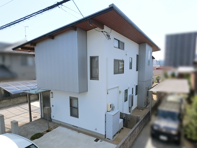 外壁塗装完成した全景
